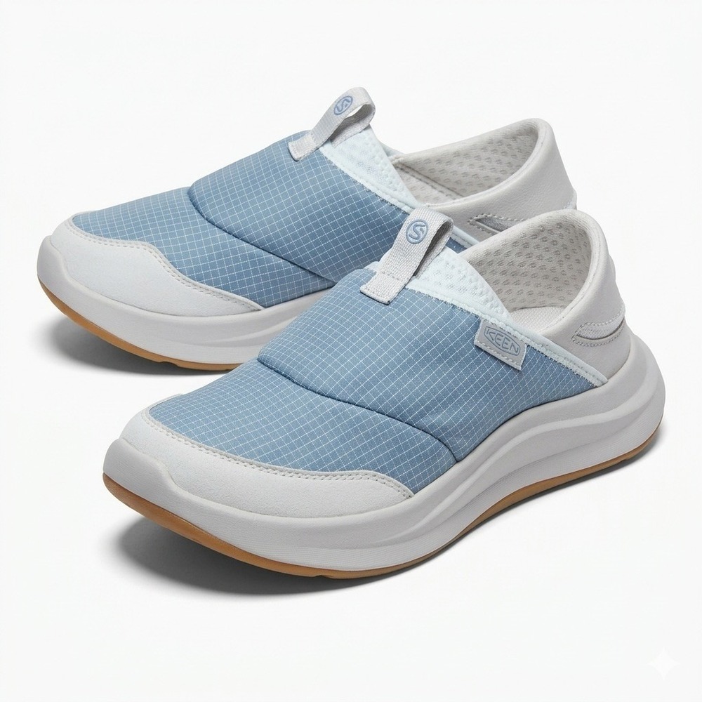 KEEN Women's Convertible Slip-Ons Whyser Faded Denim Color Size US 6